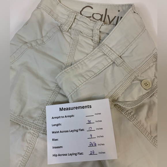 Calvin Klein Jeans khaki cargo pants sz 10 - Picture 6 of 8